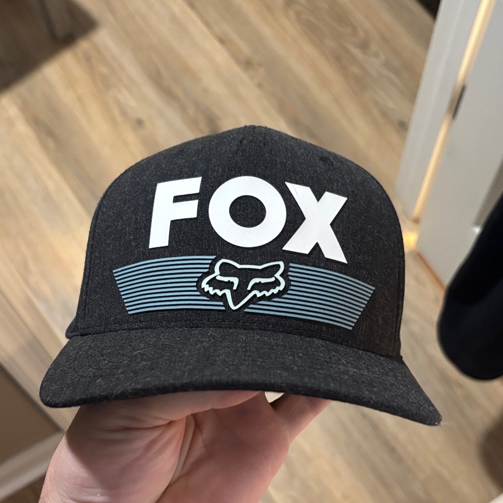 Fox Charcoal Cap with White Logo